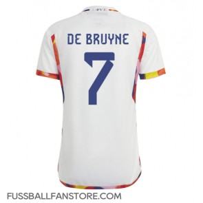 Belgien Kevin De Bruyne #7 Replik Auswärtstrikot WM 2022 Kurzarm
